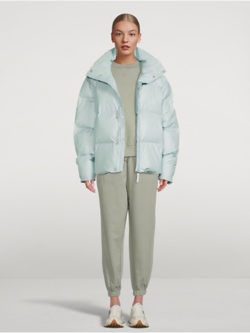 Jacket RAINS Boxy Puffer Ice